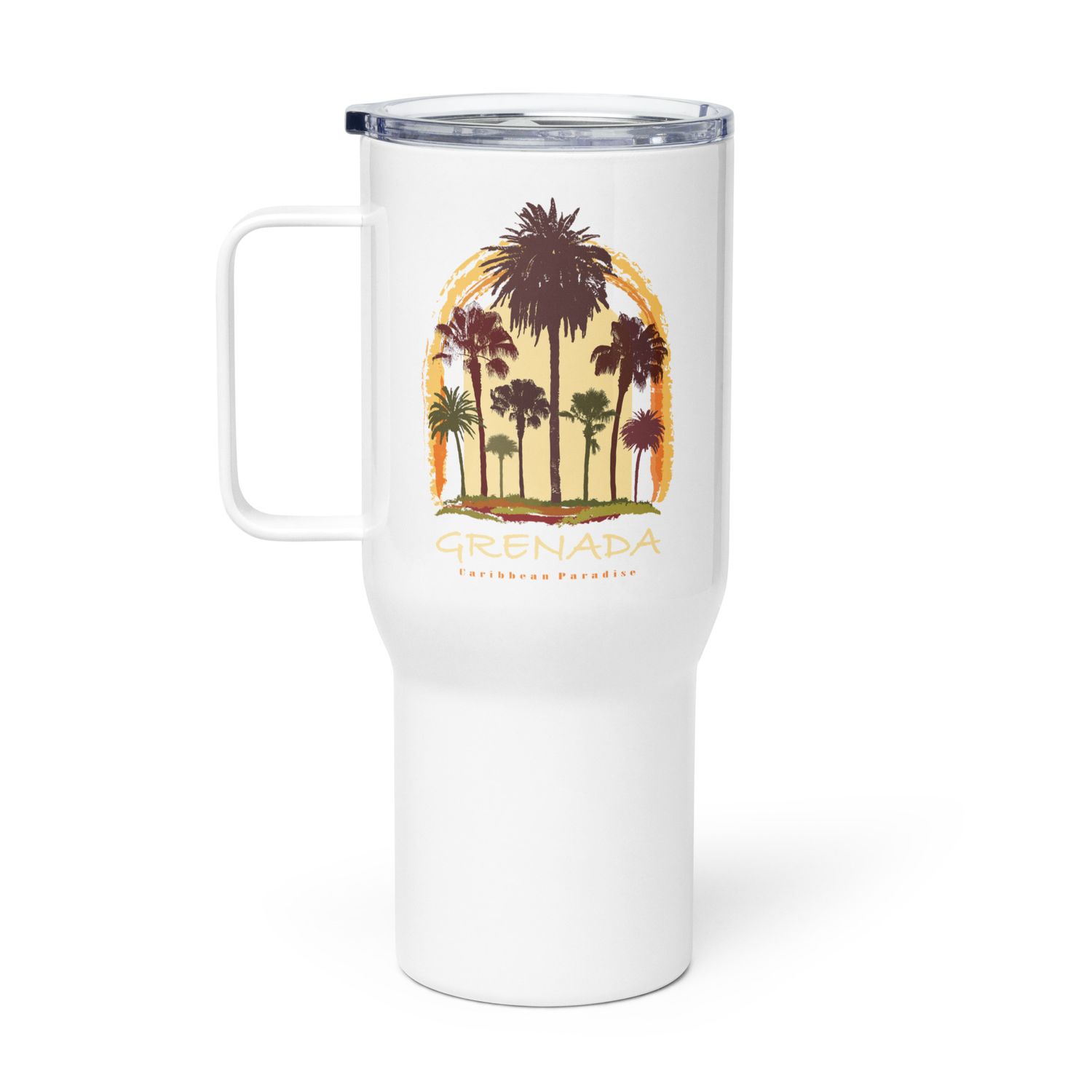 Grenada Paradise Travel, Tourist Vacation Travel Mug with a Handle