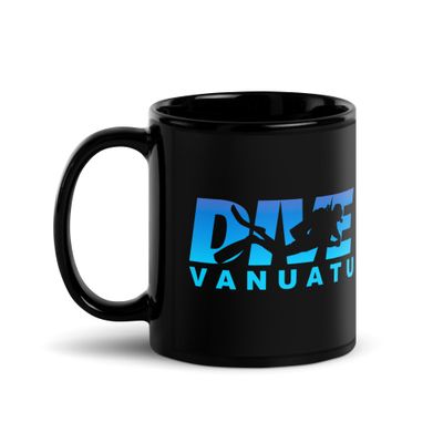 Dive Vanuatu, Scuba Diving in Vanuatu Black Coffee Mug