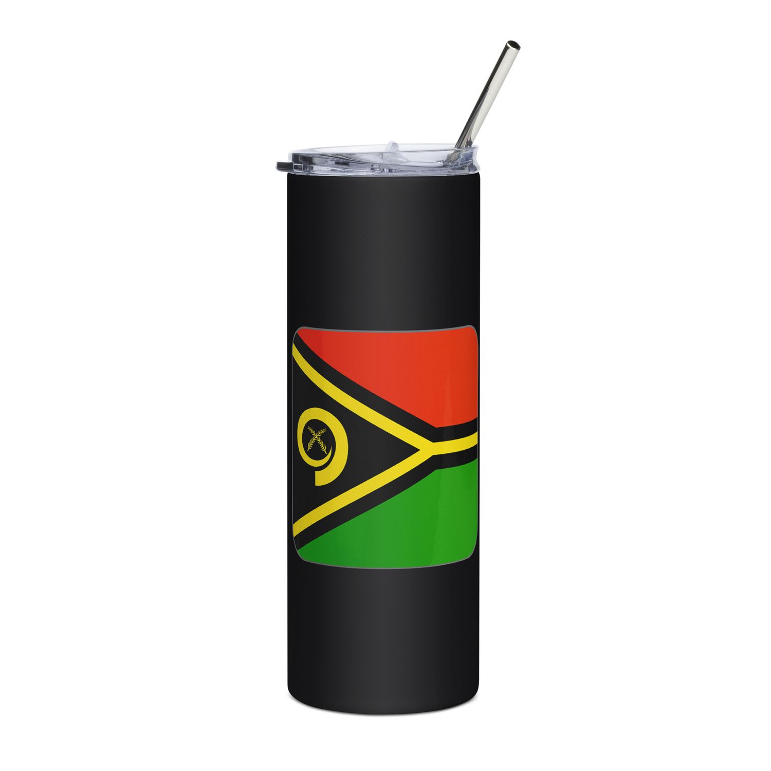 Vanuatu Flag Stainless Steel Tumbler