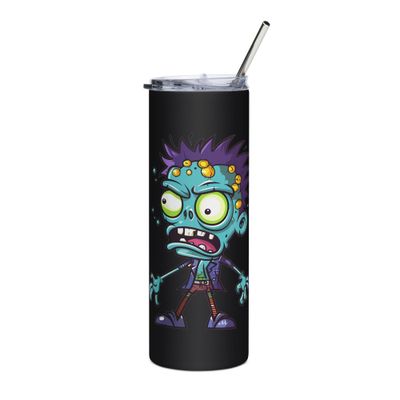 Halloween Cartoon Zombie 1 Stainless Steel Tumbler