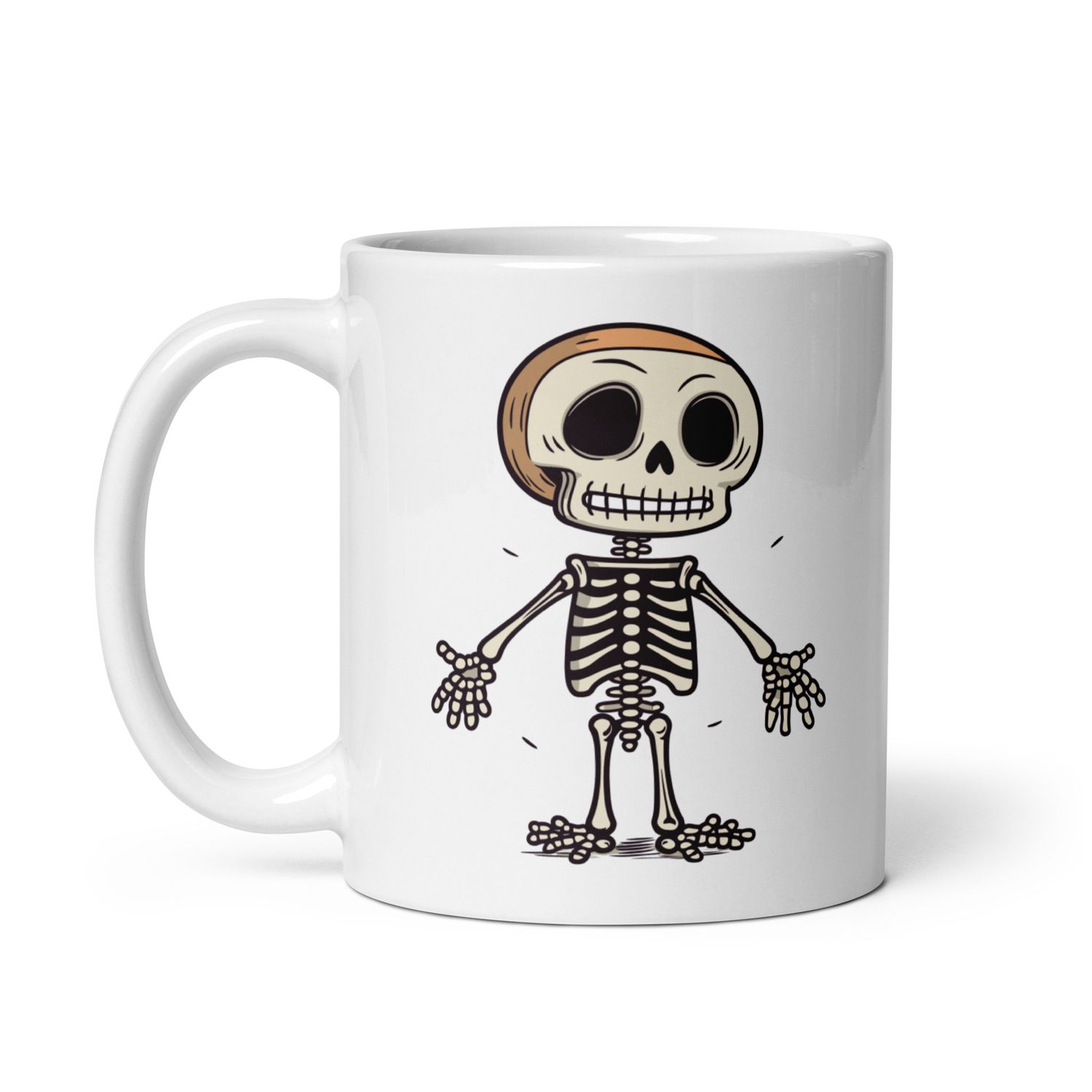 Halloween Skeleton 1 White Coffee Mug