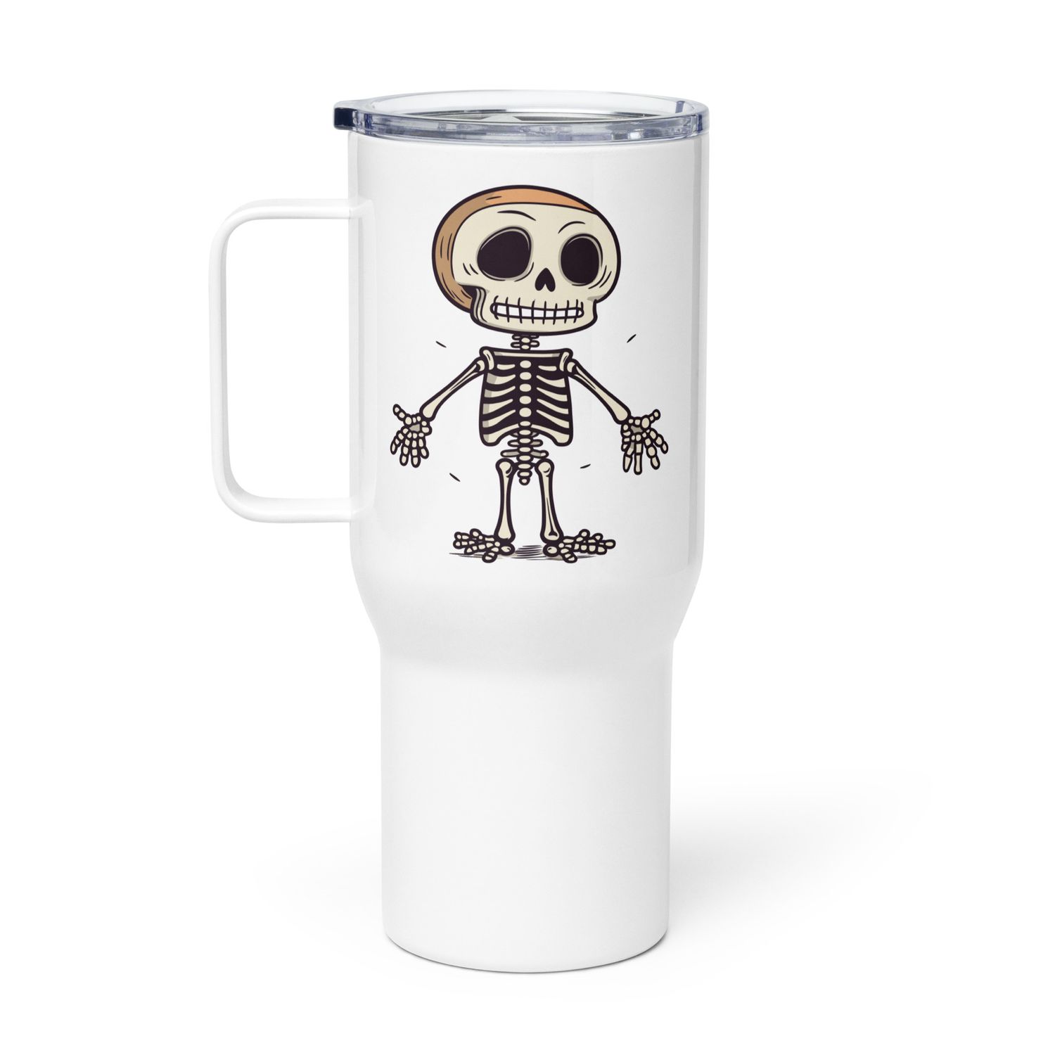 Halloween Skeleton 1 Travel Mug with a Handle