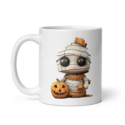 Halloween Mummy 1 White Coffee Mug