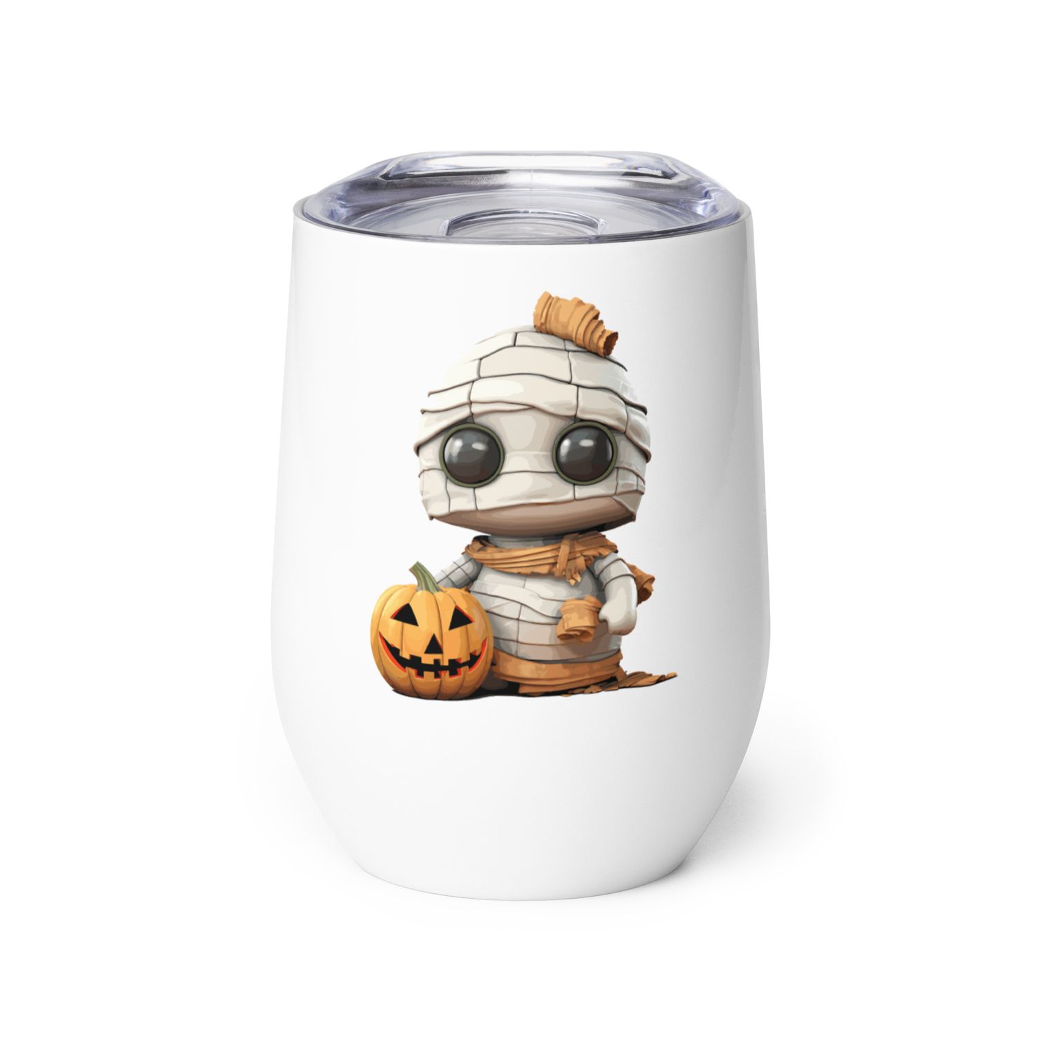 Halloween Mummy 1 Wine Tumbler