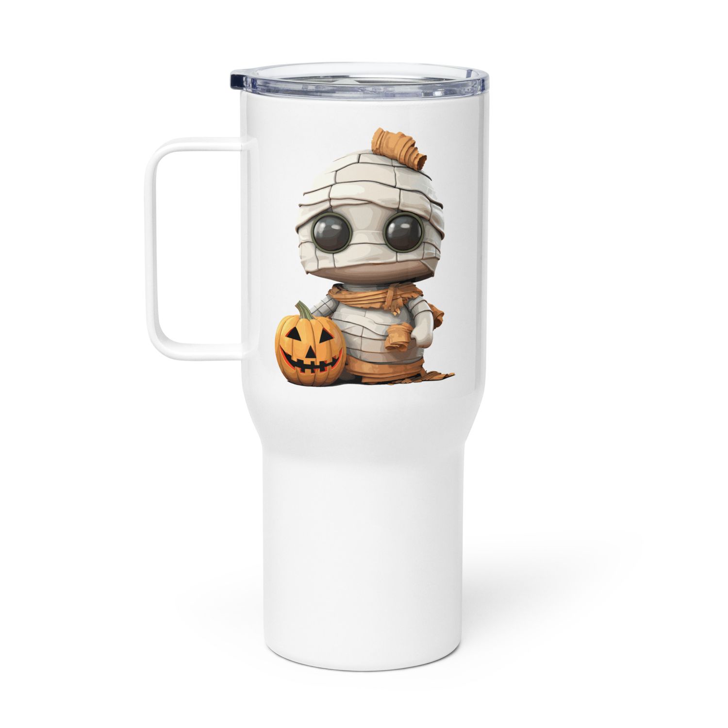 Halloween Mummy 1 Travel Mug with a Handle