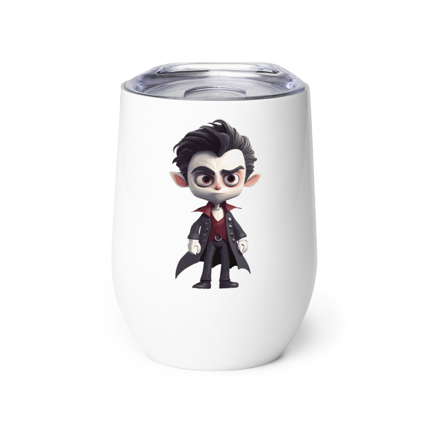 Halloween Vampire Boy 1 Wine Tumbler