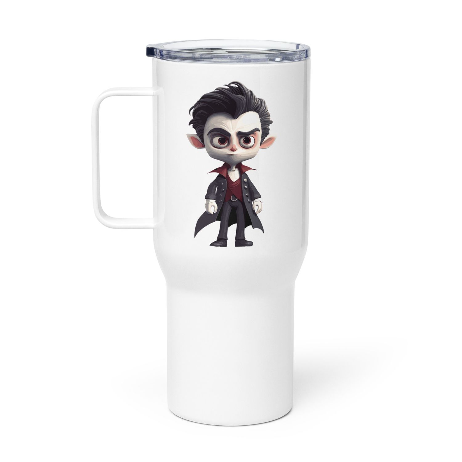 Halloween Vampire Boy 1 Travel Mug with a Handle