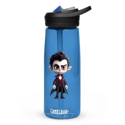 Halloween Vampire Boy 1 Sports Water Bottle