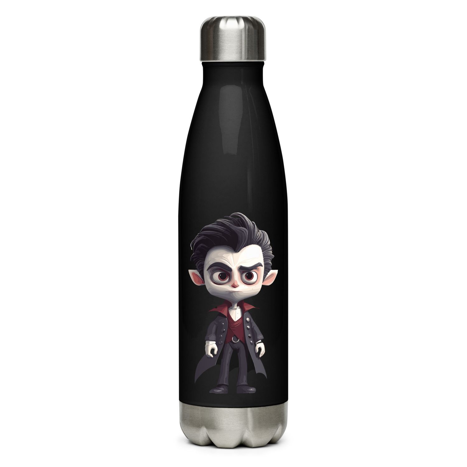 Halloween Vampire Boy 1 Stainless Steel Water Bottle