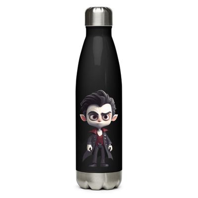 Halloween Vampire Boy 1 Stainless Steel Water Bottle