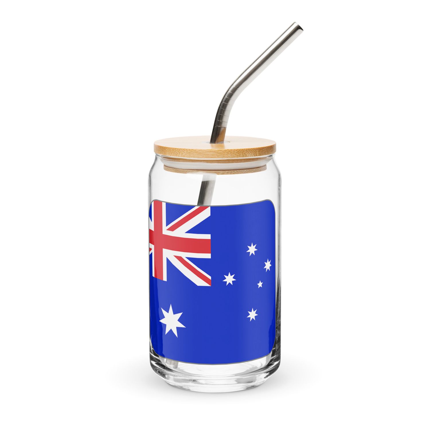 Australia Flag Can-Shaped Glass