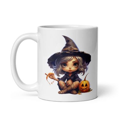 Halloween Witch 1 White Coffee Mug