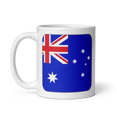 Australia Flag White Coffee Mug