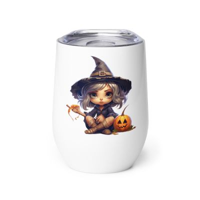 Halloween Witch 1 Wine Tumbler