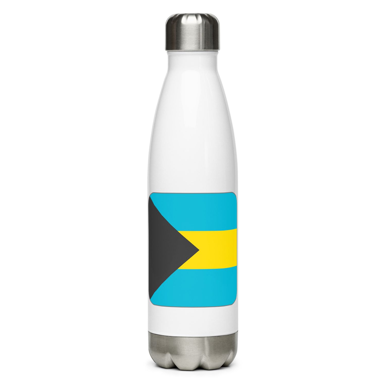 Bahamas Flag Stainless Steel Water Bottle