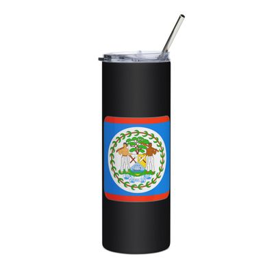 Belize Flag Stainless Steel Tumbler