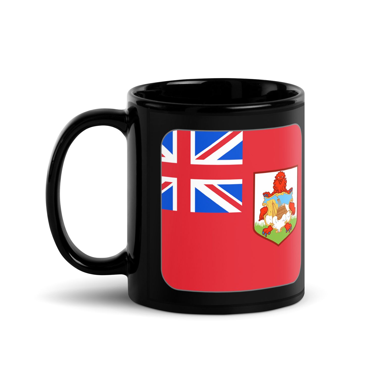 Bermuda Flag Black Coffee Mug