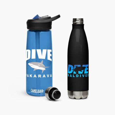 Sports Water Bottles Scuba Diving Designs