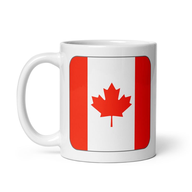 Canada Flag White Coffee Mug