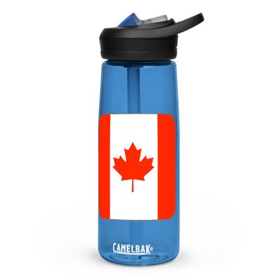 Canada Flag Sports Water Bottle