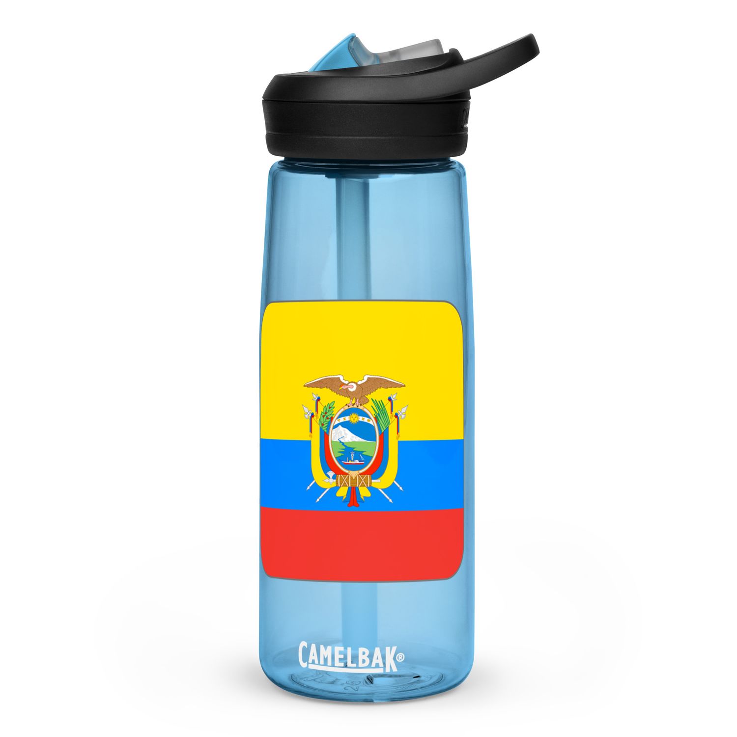 Ecuador Flag Sports Water Bottle