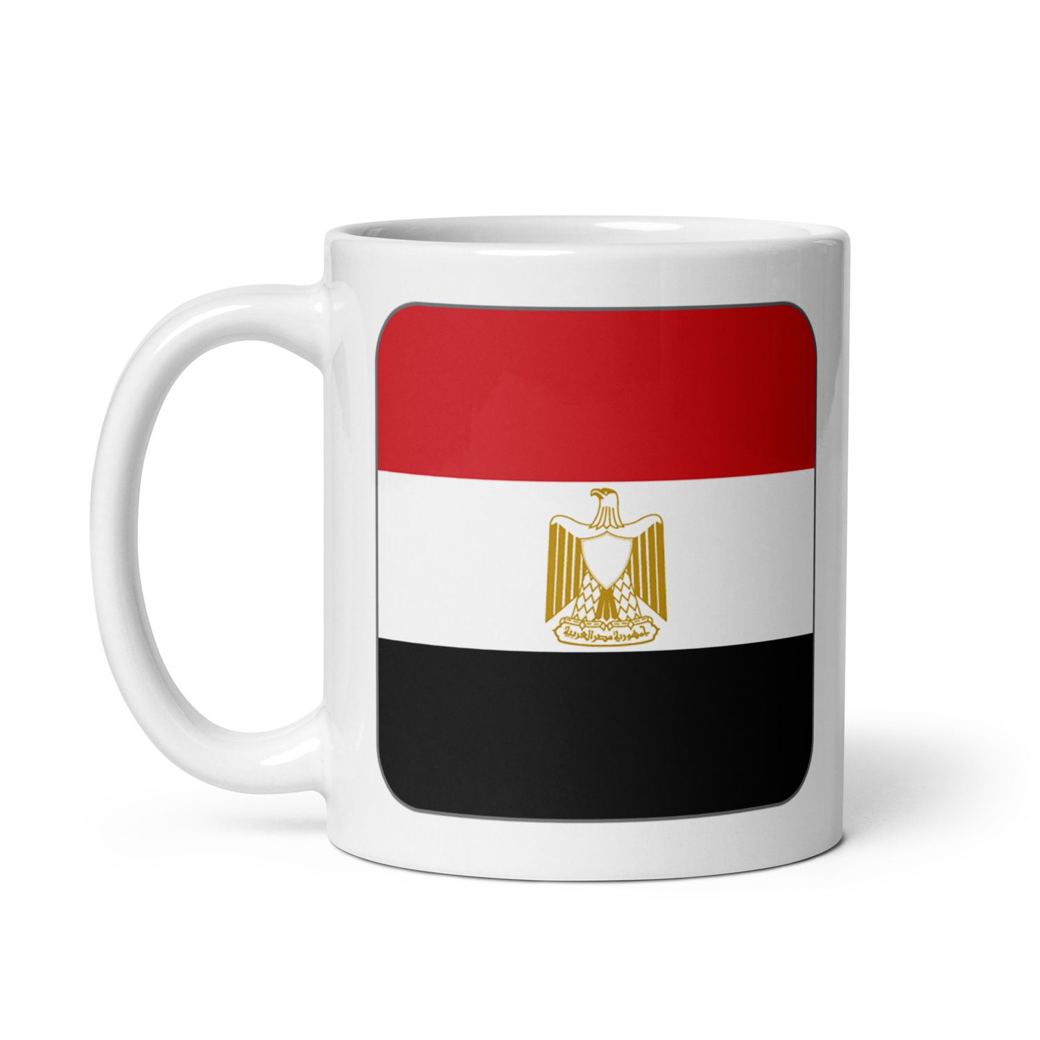 Egypt Flag White Coffee Mug