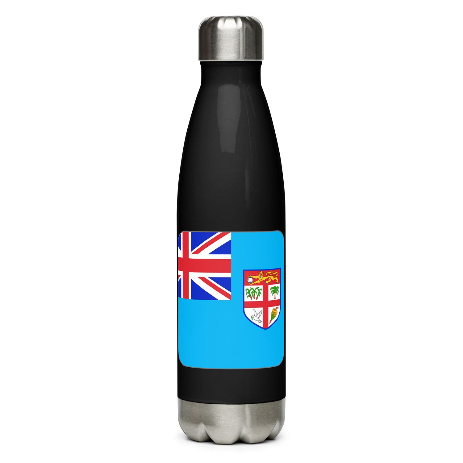 Fiji Flag Stainless Steel Water Bottle
