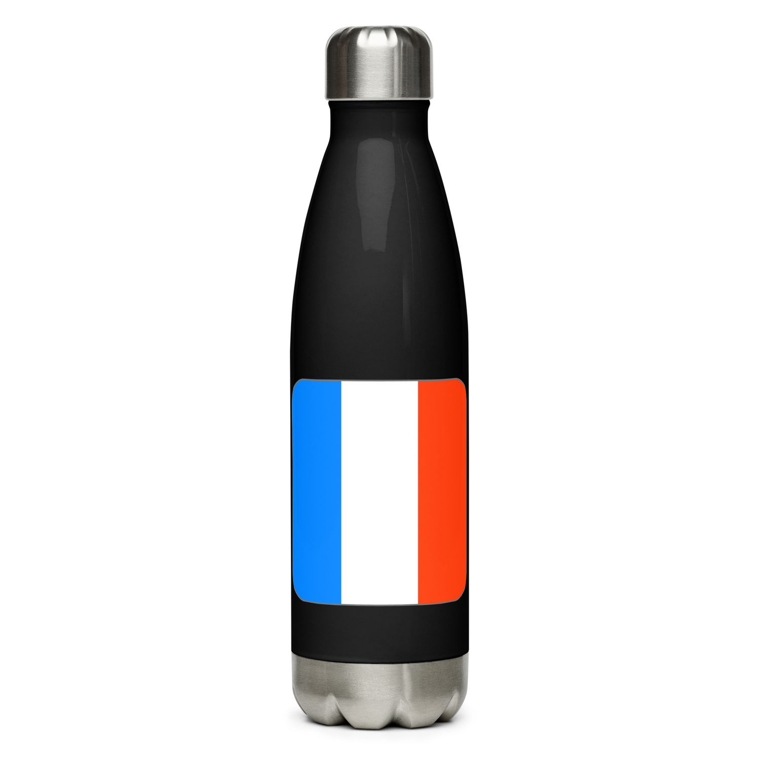 France Flag Stainless Steel Water Bottle