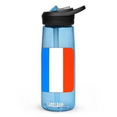 France Flag Sports Water Bottle