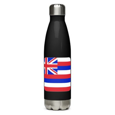 Hawaii Flag Stainless Steel Water Bottle