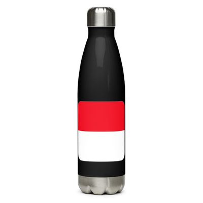 Indonesia Flag Stainless Steel Water Bottle