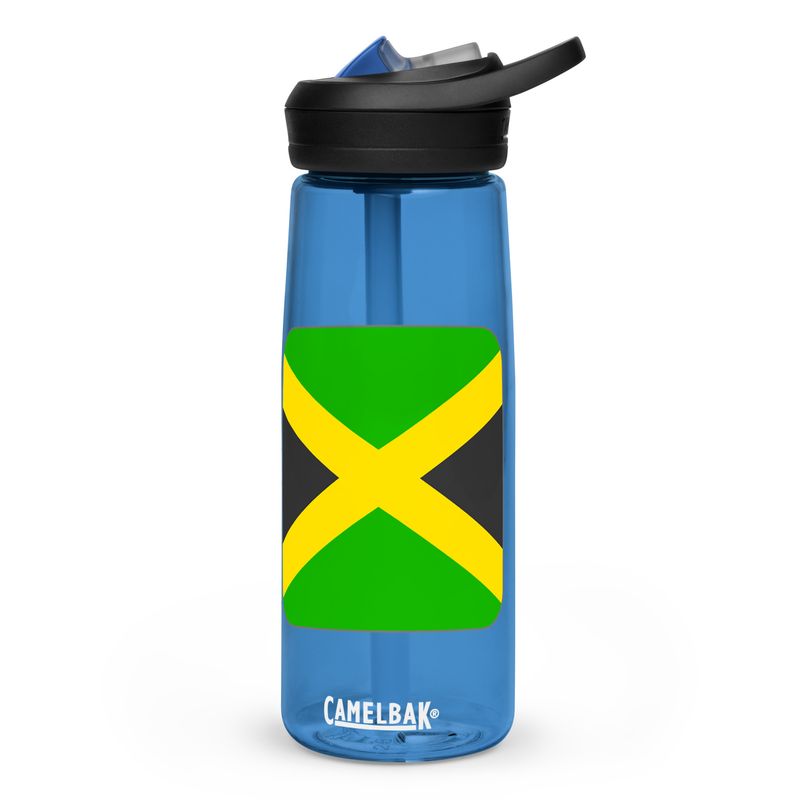 Jamaica Flag Sports Water Bottle