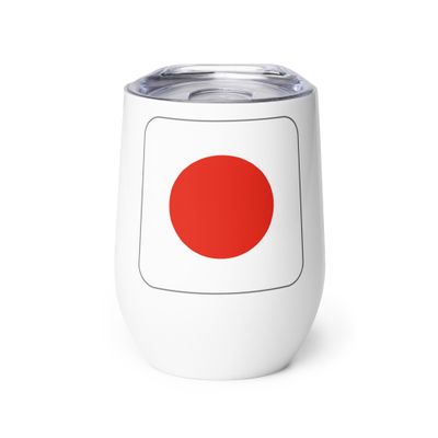 Japan Flag Wine Tumbler