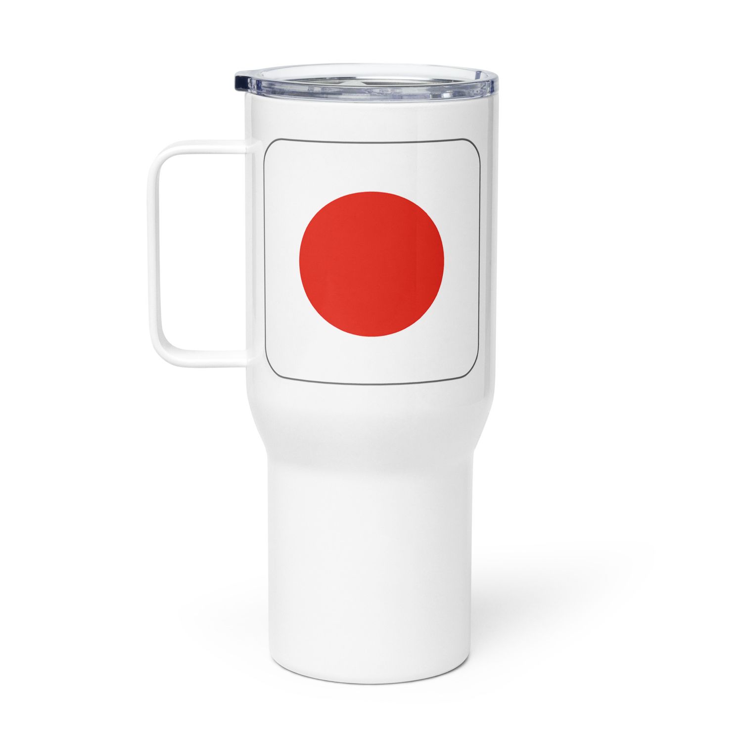 Japan Flag Travel Mug with a Handle