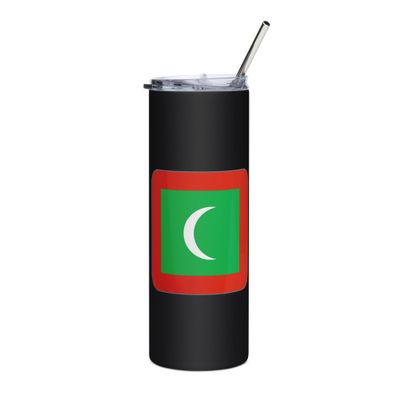 Maldives Flag Stainless Steel Tumbler