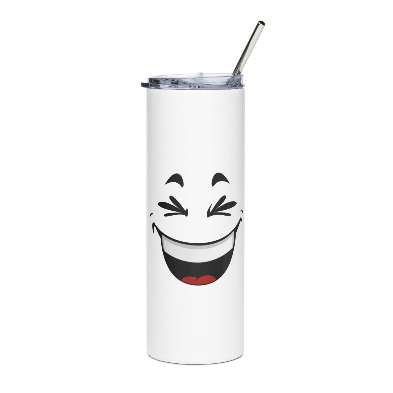 Laughing Face Stainless Steel Tumbler