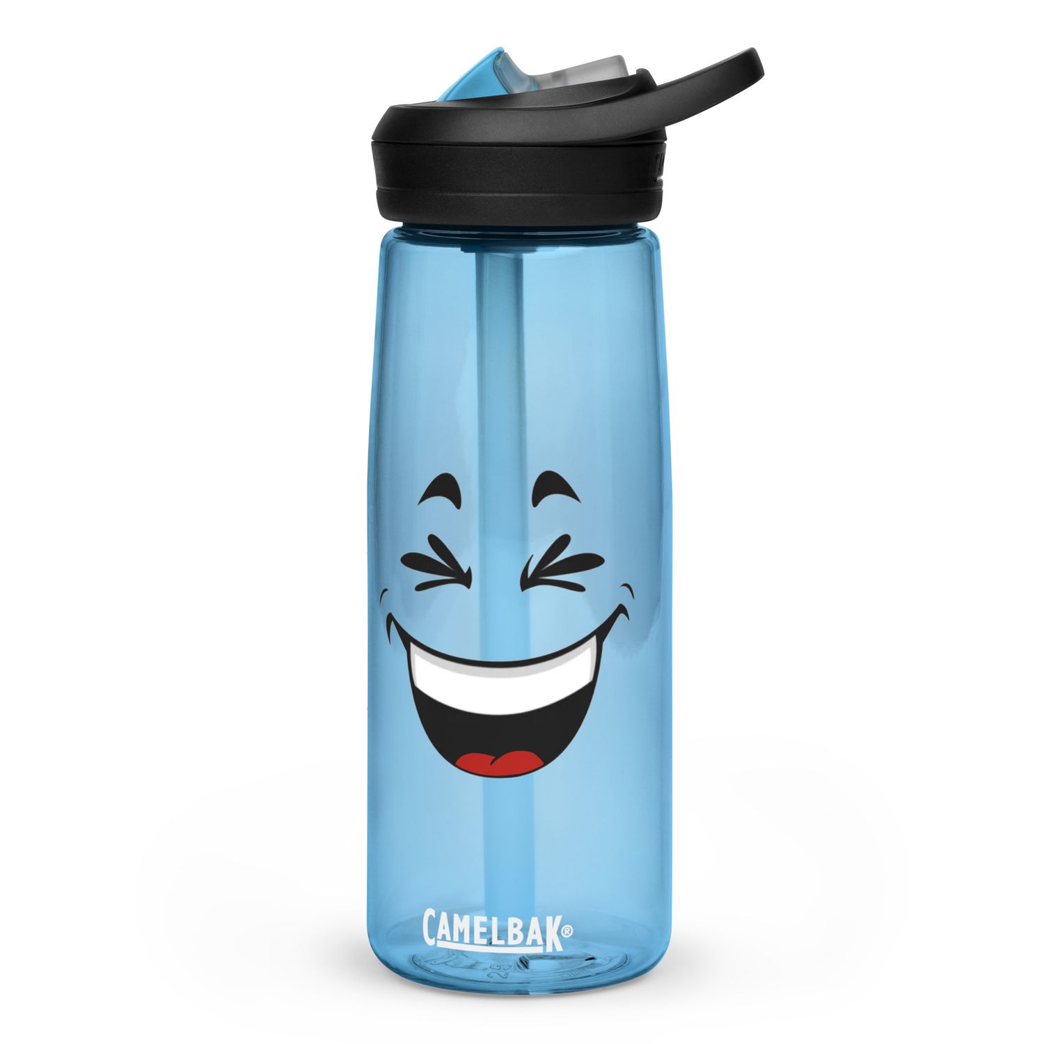 Laughing Face Sports Water Bottle