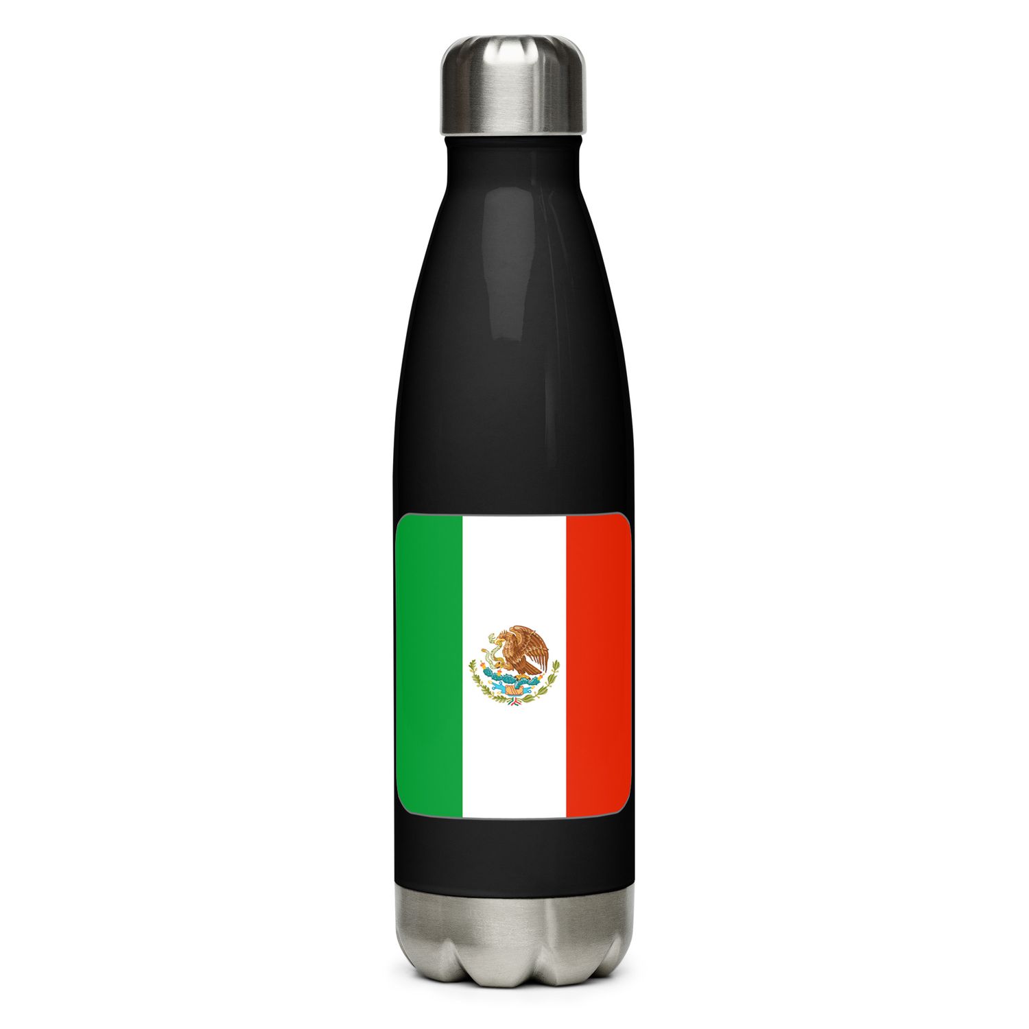 Mexico Flag Stainless Steel Water Bottle