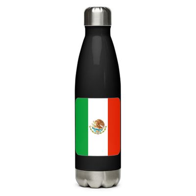Mexico Flag Stainless Steel Water Bottle