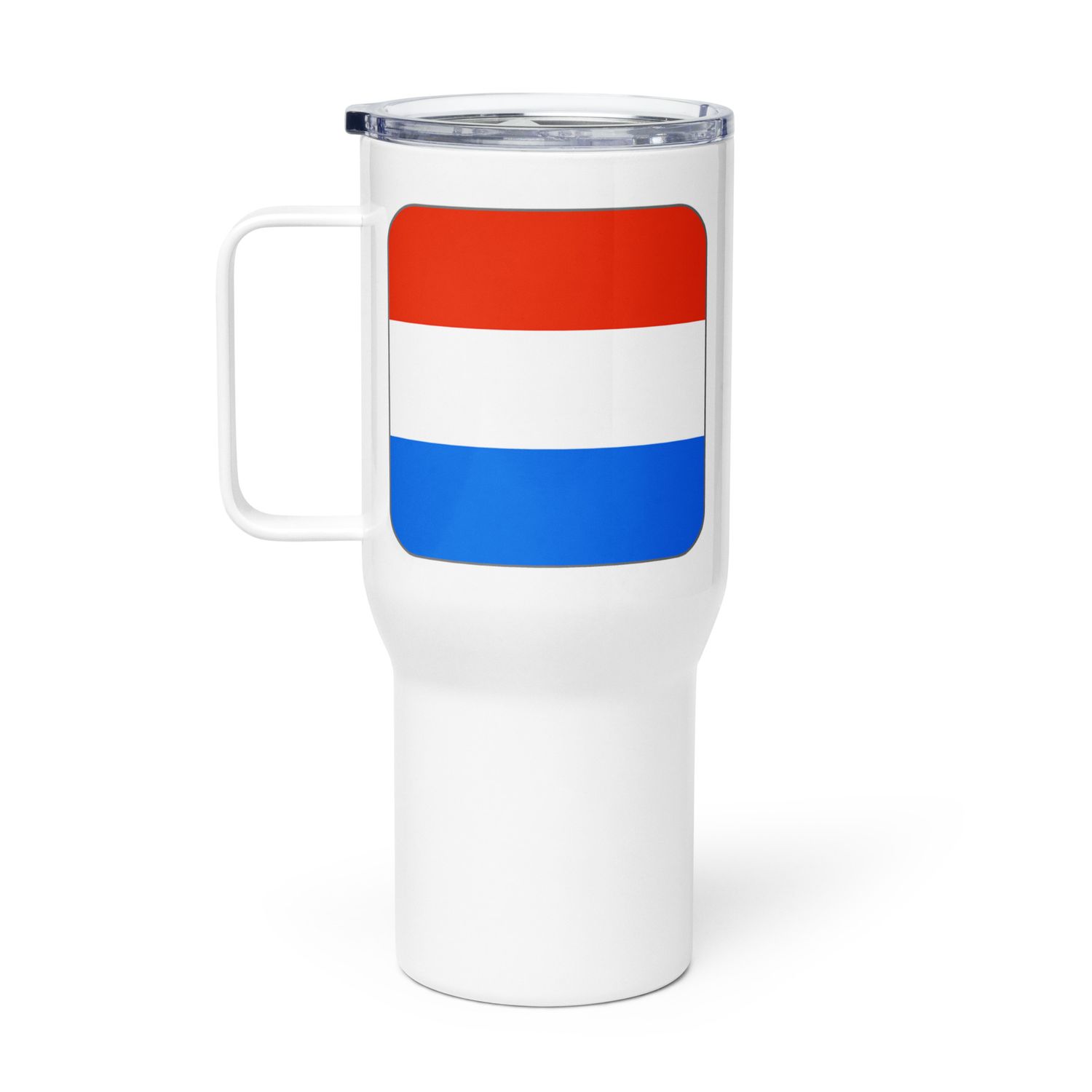 Netherlands Flag Travel Mug with a Handle