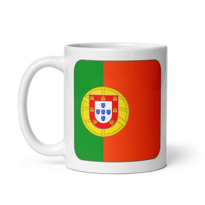 Portugal Flag White Coffee Mug