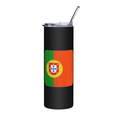 Portugal Flag Stainless Steel Tumbler