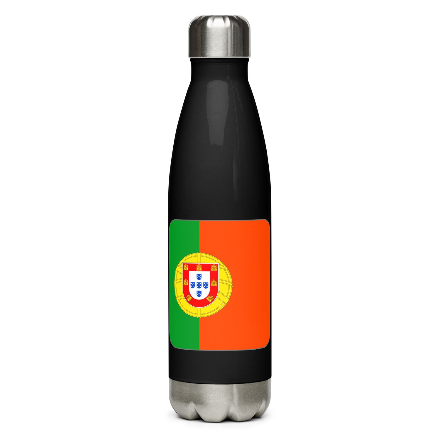 Portugal Flag Stainless Steel Water Bottle