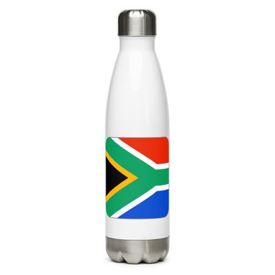 South Africa Flag Stainless Steel Water Bottle