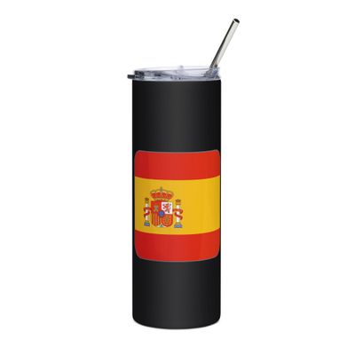 Spain Flag Stainless Steel Tumbler