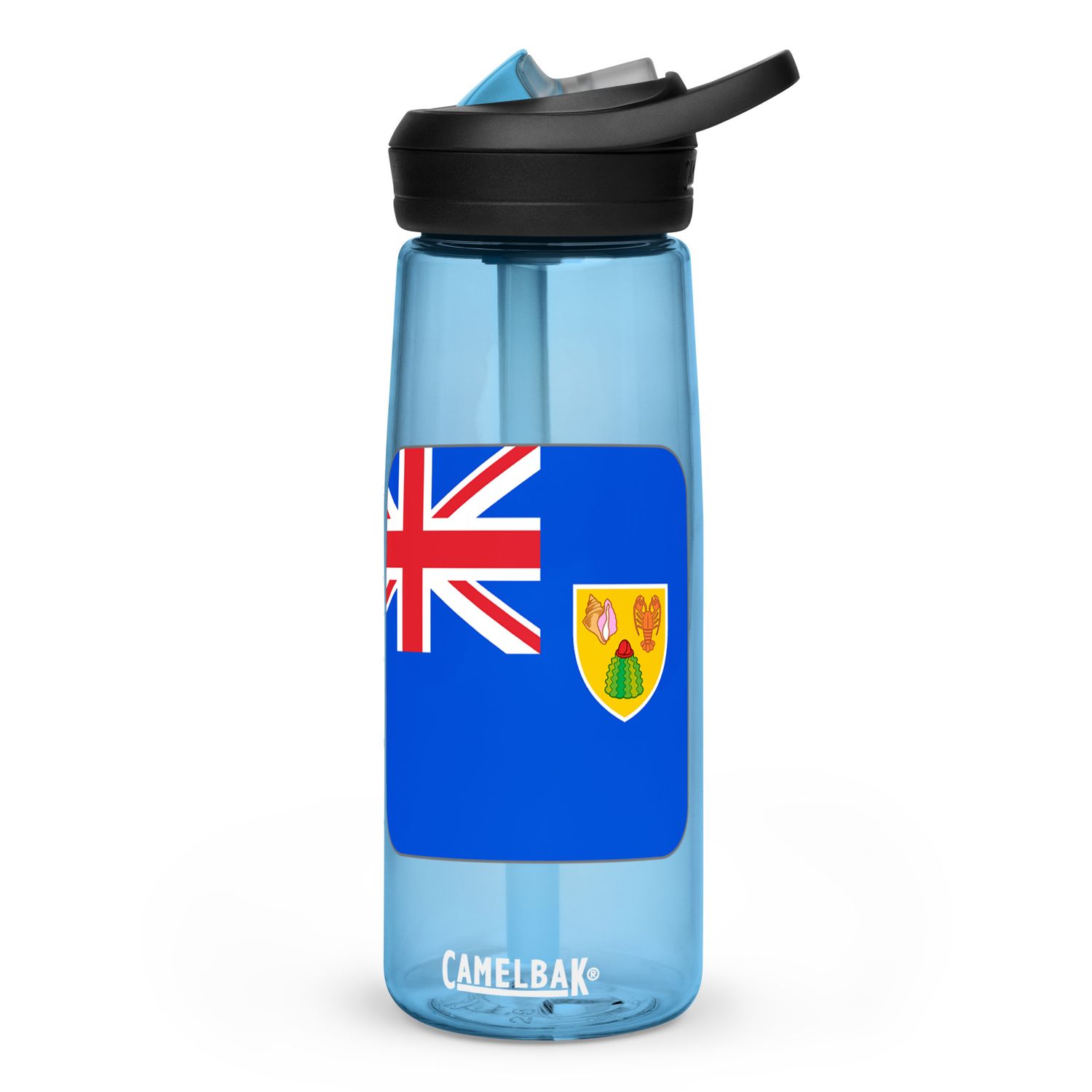 Turks and Caicos Islands Flag Sports Water Bottle
