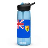 Turks and Caicos Islands Flag Sports Water Bottle