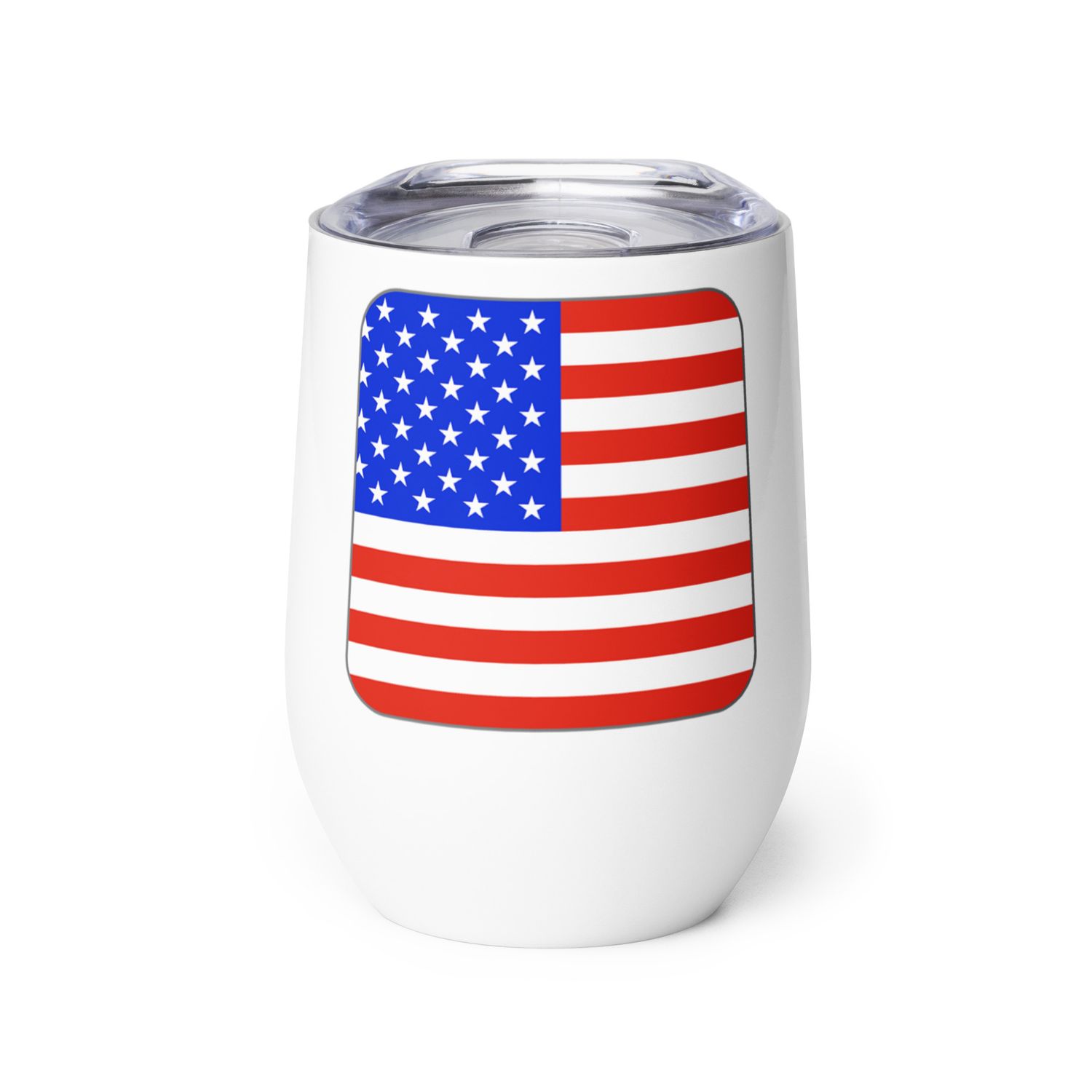 United States Flag Wine Tumbler