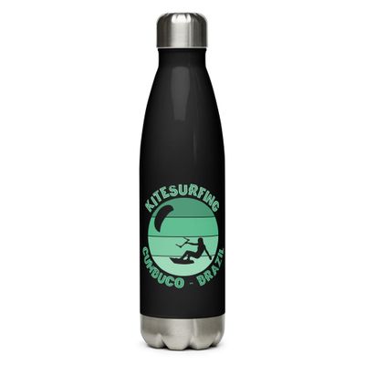 Cumbuco Kitesurfing Atlantic Kitesurfer Stainless Steel Water Bottle