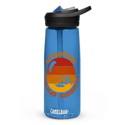 Curaçao Kitesurfing Caribbean Kitesurfer Sports Water Bottle
